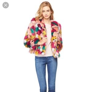 MILLY Faux fur coat 🧥